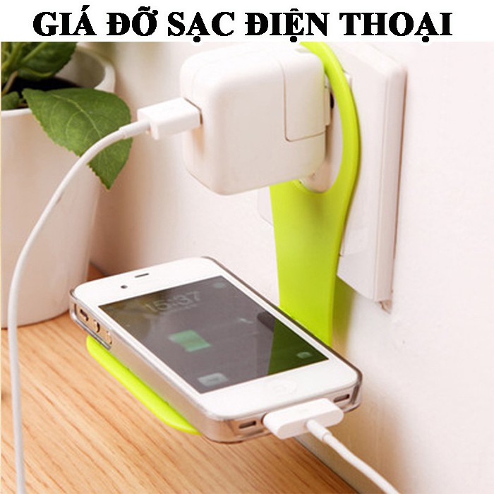 Giá đỡ sạc điện thoại gắn tường