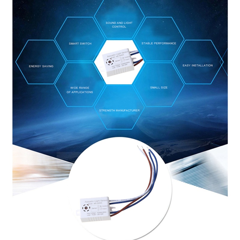 Công tắc cảm biến thông minh 220V 1-40W tiết kiệm năng lượng