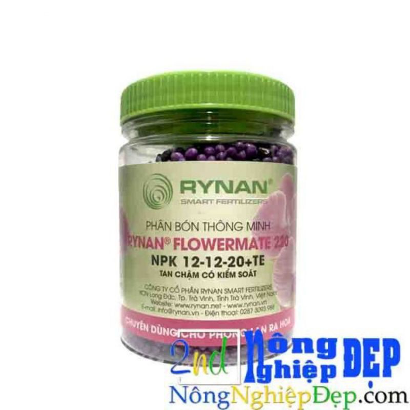 Combo 5 hũ Phân Tan Chậm Rynan 1kg36 (5 chỉ số)