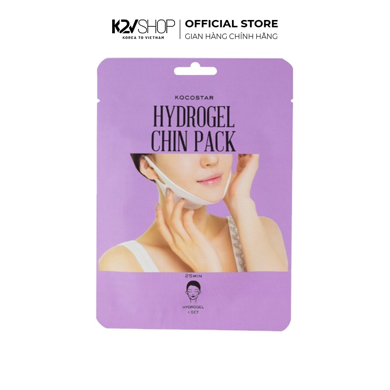 Mặt Nạ Nâng Cơ Kocostar Hydrogel Chin Pack Hàn Quốc 20g / 1 Miếng - K2V Shop