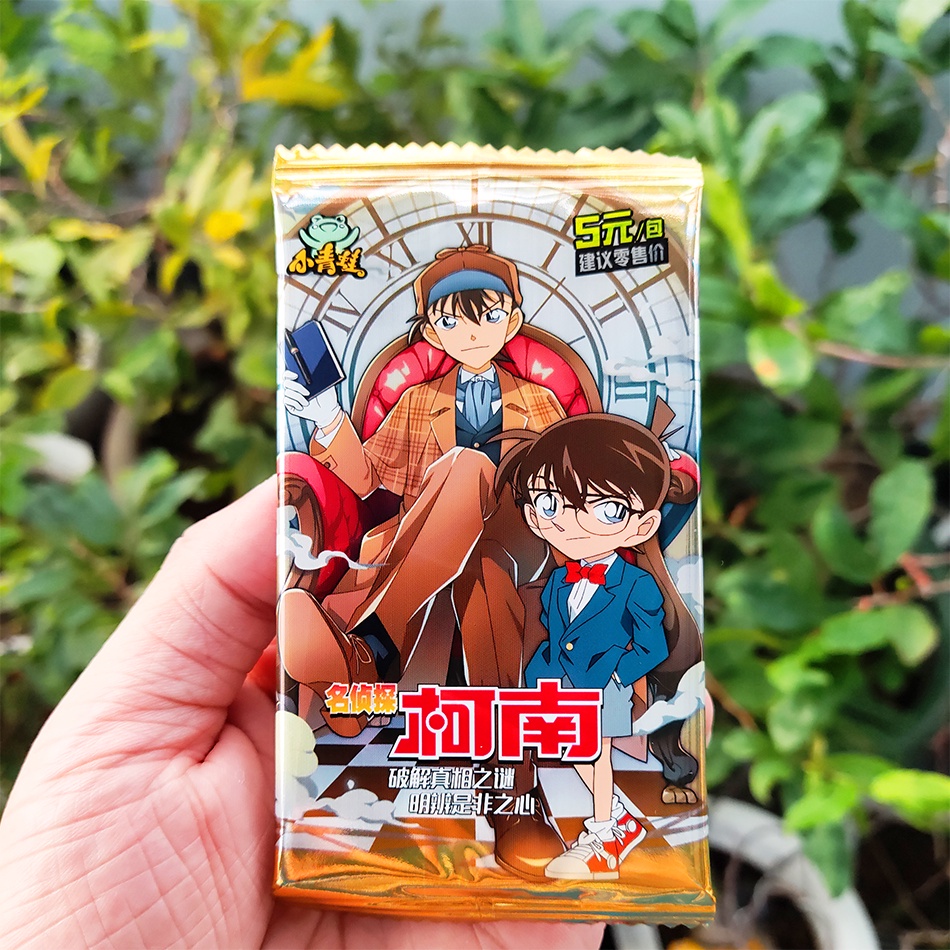 Set ảnh thẻ nhân phẩm Conan ngẫu nhiên chibi xinh xắn siêu rẻ