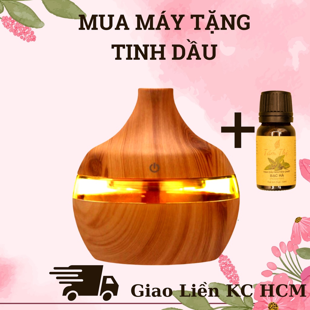 Đèn Xông Tinh Dầu Phun Sương Tạo ẩm Bí Ngô Cỡ Lớn 550Ml Máy Xông Tinh Dầu Khuếch Tán &amp; Remote Điều Khiển Làm Thơm Phòng