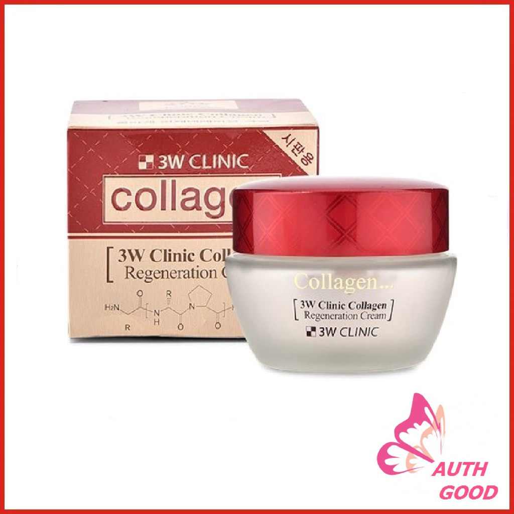 Kem dưỡng da FREESHIP Kem dưỡng chống lão hóa Collagen 3W CLINIC