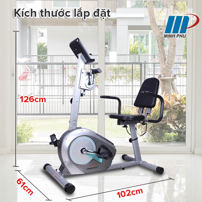 [Tặng bàn lăn chân gỗ] XE ĐẠP PHỤC HỒI CHỨC NĂNG BC-51053  Xe đạp tập xương khớp cho người già - người bị tai biến