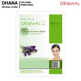 Mặt Nạ Dermal Collagen Dưỡng Da Tinh chất Thảo Mộc 23ml