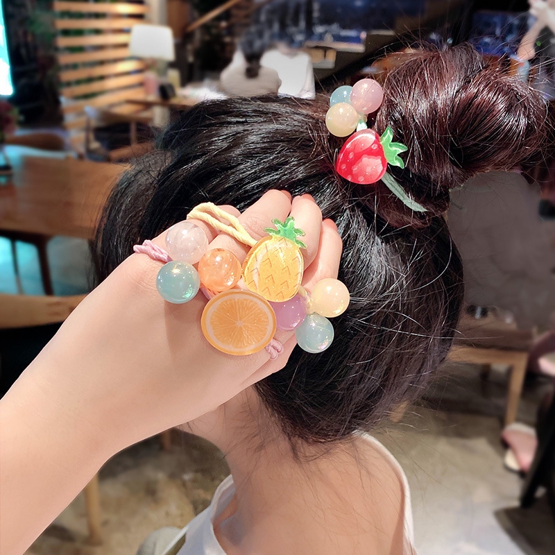 Dây cột tóc kiểu dáng đơn giản phong cách Hàn Quốc