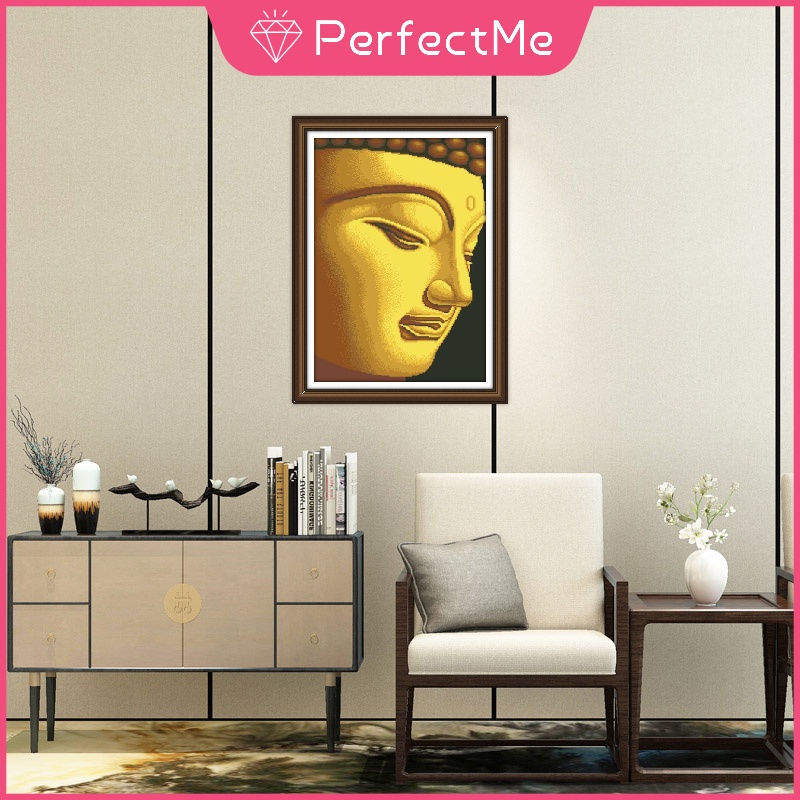 Bộ tranh đính đá DIY hình Phật dành cho trang trí