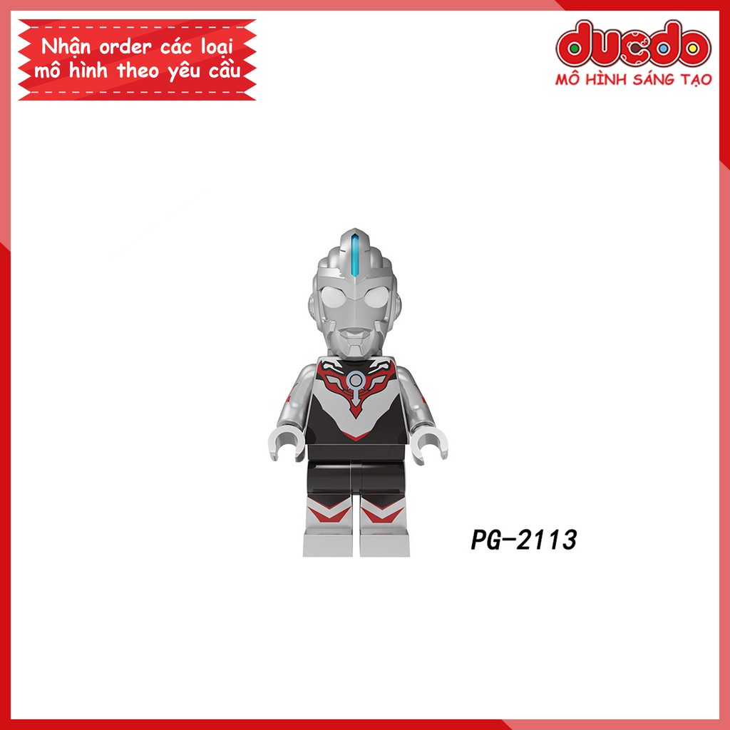 Minifigures các nhân vật siêu nhân điện quang Ultraman - Đồ chơi Lắp ghép Xếp hình Mô hình Mini Iron Man POGO PG8248