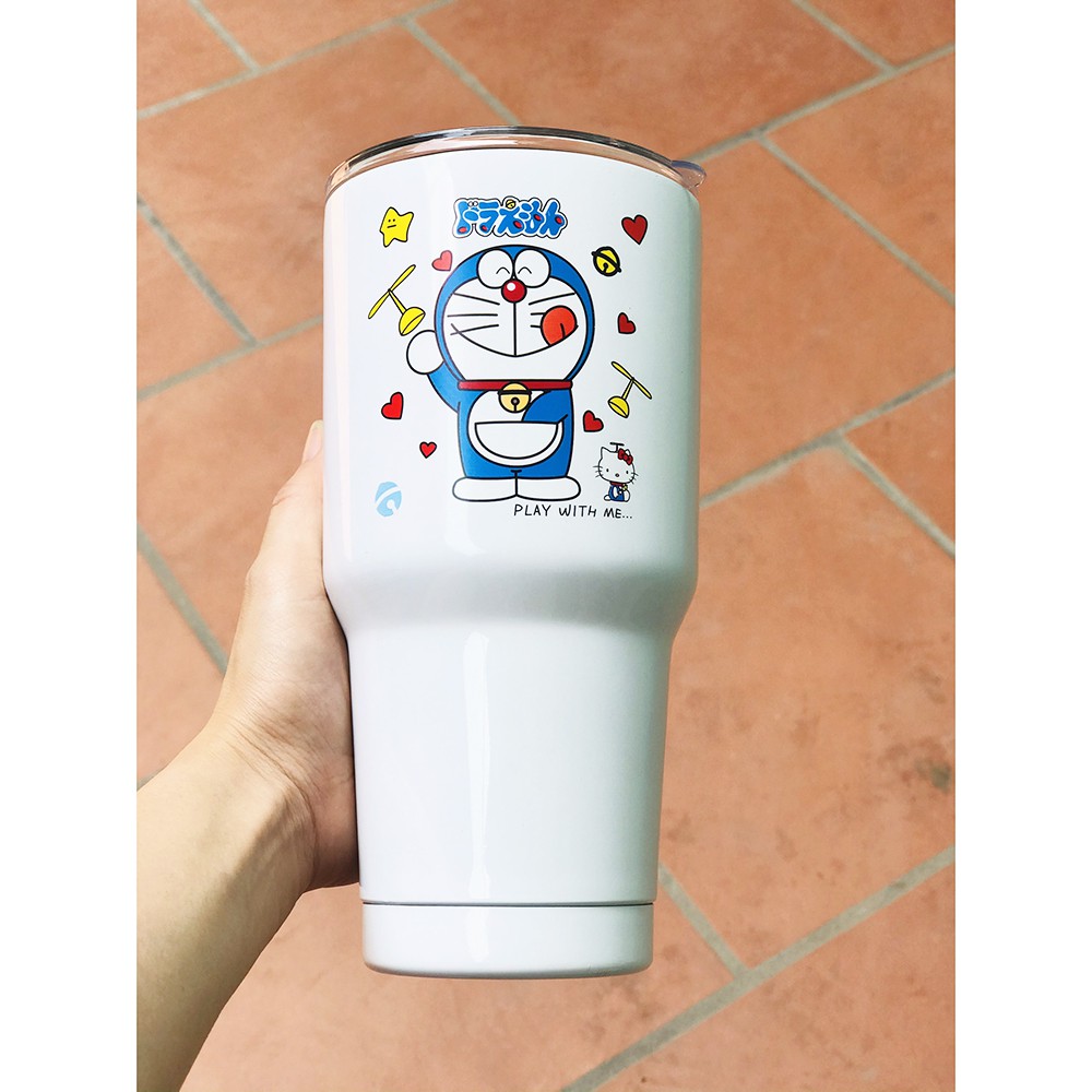 Ly Giữ Nhiệt Thái Lan 900ml Thần Thánh Kèm Túi Và Ống Hút Đủ Màu Như Hình