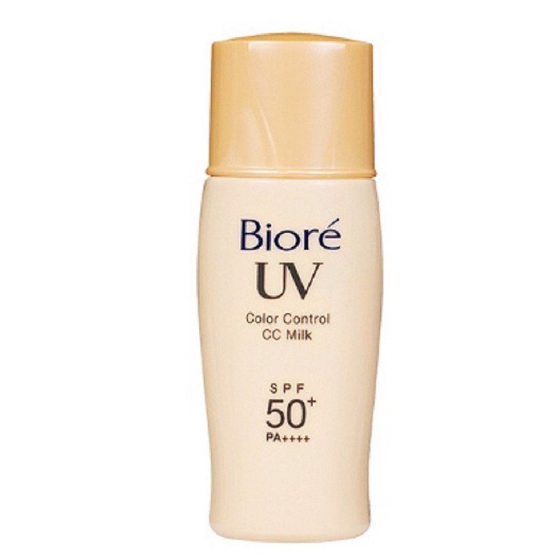 Sữa Chống Nắng Lót Nền Trang Điểm Bioré UV Color Control CC Milk SPF50+/PA+++ 30ml