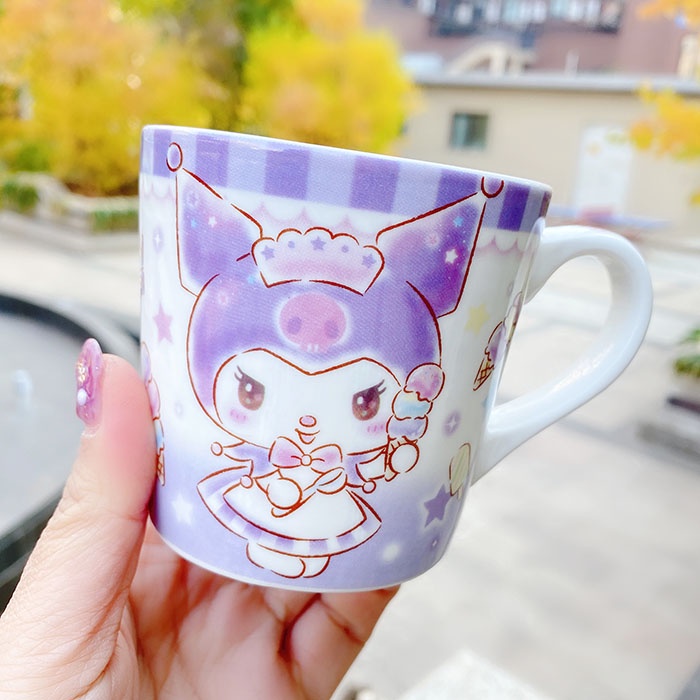 ﹊✙Kurumi Melody Con chó Yugui Phim hoạt hình dễ thương Cốc sứ đựng nước Cup Mug Coffee Cup 220ML