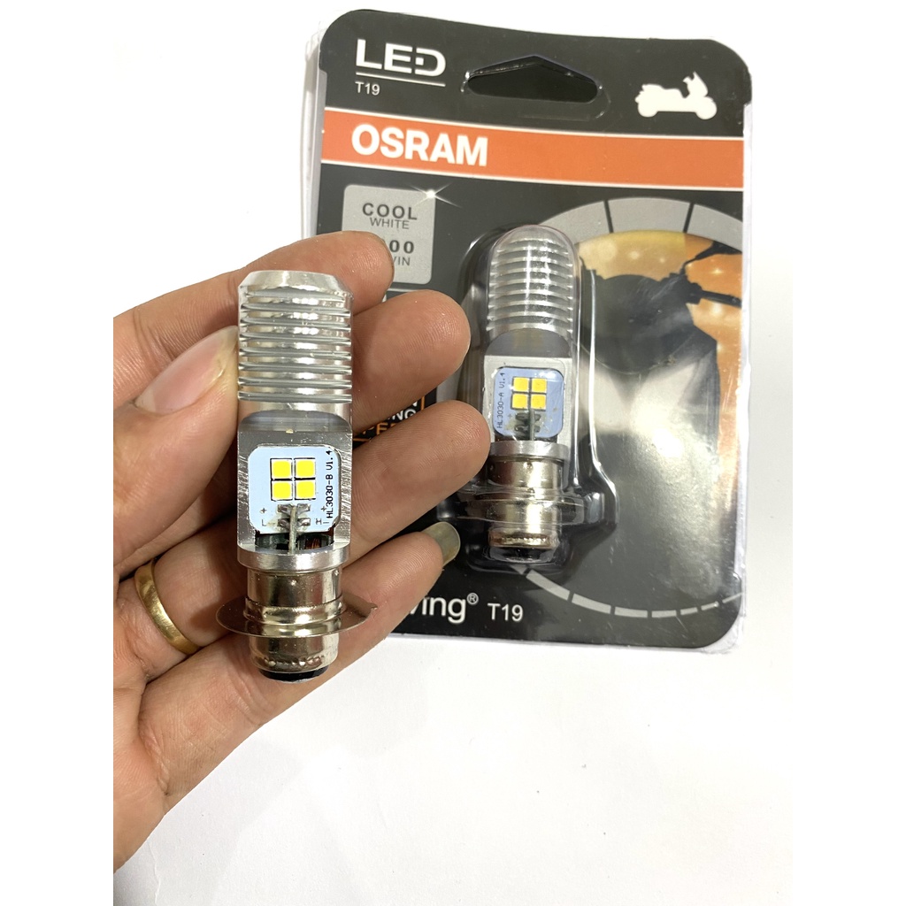 Bóng Pha LED Osram Dream- Wave siêu sáng - Chân M5-H4 Chạy Điện Bình Điện Máy