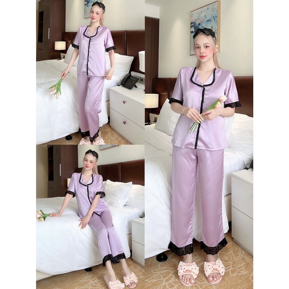 đồ ngủ nữ, đồ lụa satin, đồ bộ mặc nhà