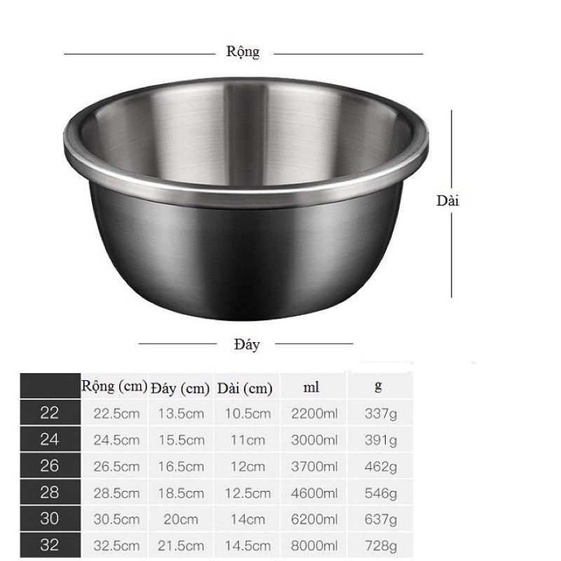 Âu trộn bột / Tô trộn bột