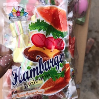 Kẹo marsmallow hambuger (30 gói)