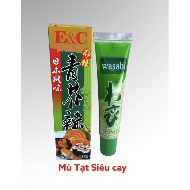 Lọ mù tạt wasabi SB Tp siêu cay nhập khẩu - mù tạt Wasabi TP