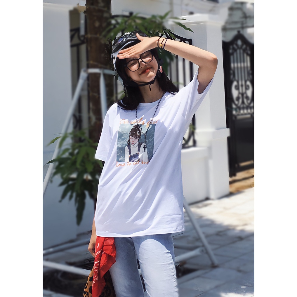 Áo thun Overalls Girl