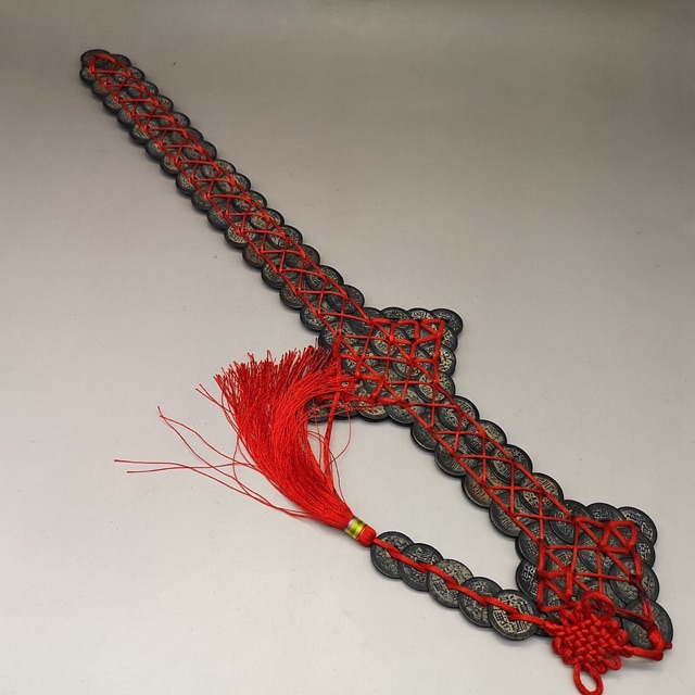 Kim tiền xu cổ phong thuỷ dài 80cm