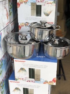 Bộ nồi sharp 3c