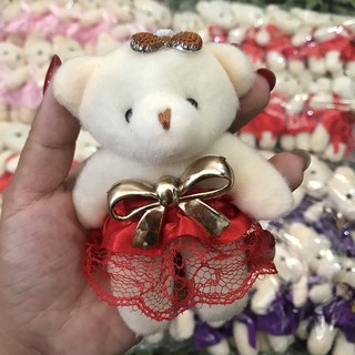 12 con Gấu Bông Nhỏ Đủ Màu Giá Sỉ làm hoa gấu bông