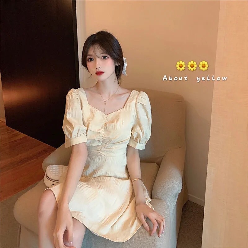 Váy Xoè Tiểu Thư Lưng Đan Dây Chéo Quyến Rũ HT24 HaLuu Store