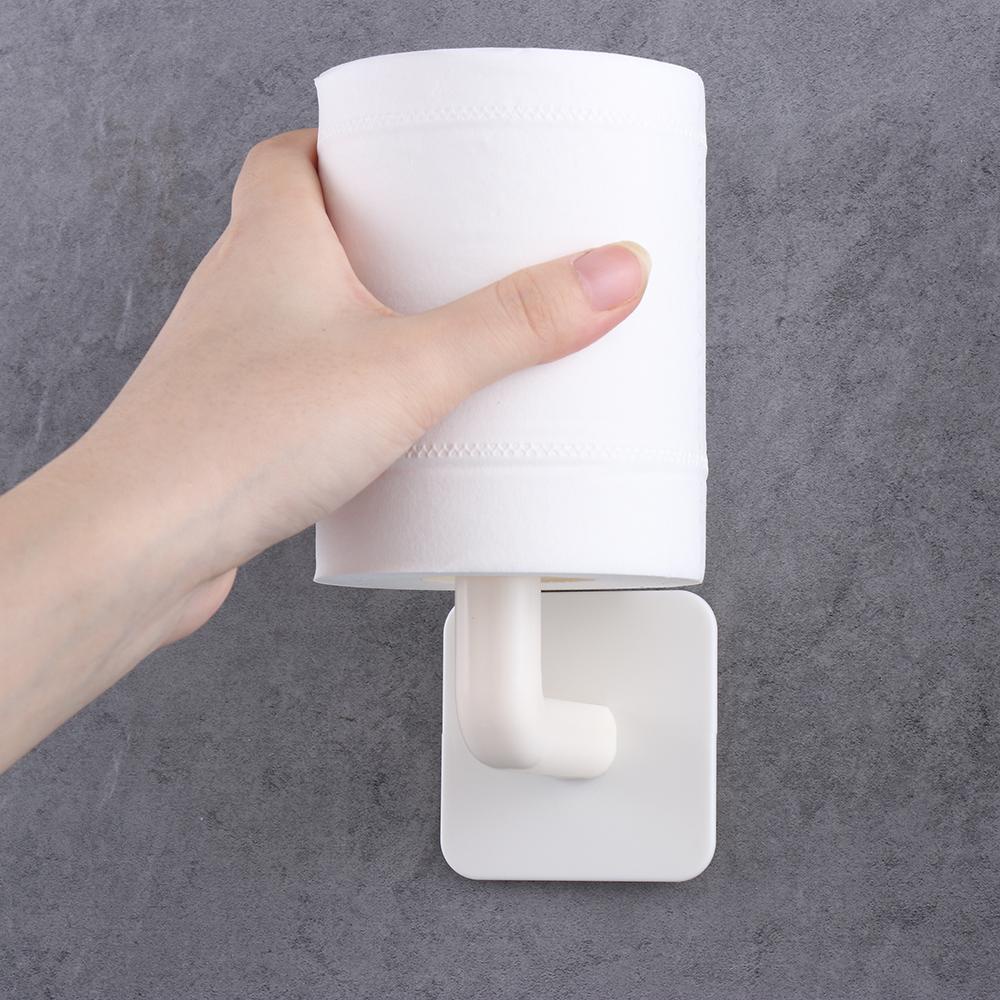 1 / 2 Giá Đỡ Khăn Giấy Gắn Tường Tiện Dụng Cho Phòng Tắm / Nhà Bếp