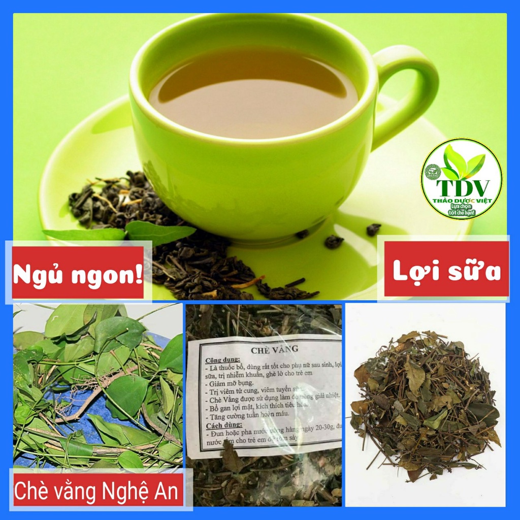 [Mã 12FMCGSALE1 giảm 10% đơn 250K] 1kg chè vằng Nghệ An lợi sữa, giảm béo