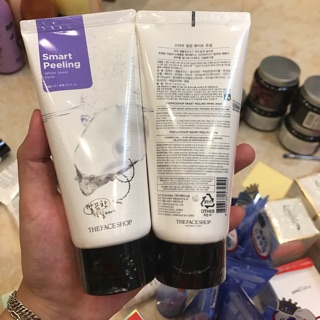 Tẩy da chết ngọc trai White Jewel Peeling The Face Shop