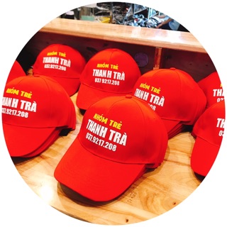 Nón in theo yêu cầu