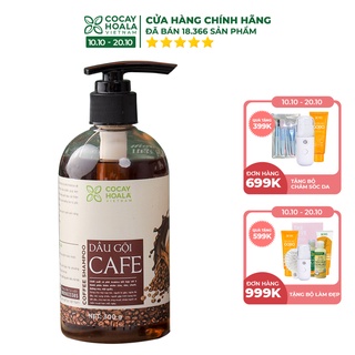 Dầu Gội Cà Phê Sạch Gàu Giảm Ngứa Phục Hồi Tóc Hư Tổn Cocayhoala 300g