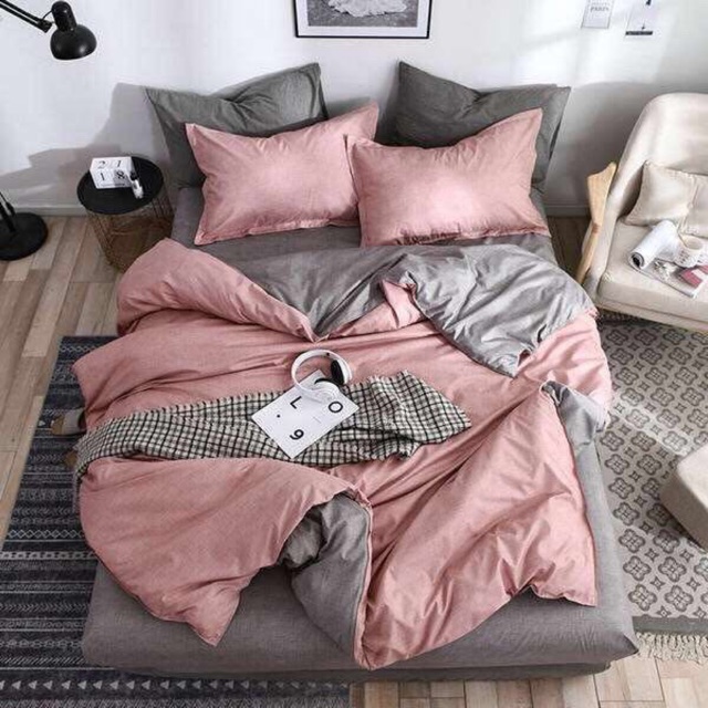 Poly - Phối màu - bộ vỏ chăn ga giường