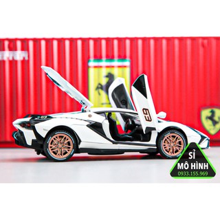 Mô hình xe Lamborghini Sian 1:32 Trắng