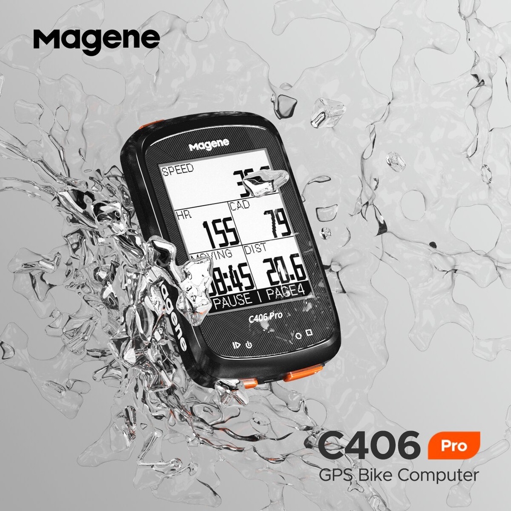 Đồng Hồ Đạp Xe  MAGENE C406 Pro Định Vị GPS Thông Minh Không Dây Chống Thấm Nước Dung Lượng Dữ Liệu Lớn Dành Cho Đạp Xe