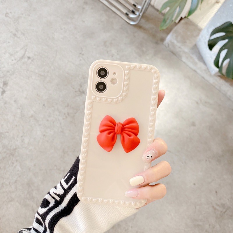 Ốp iphone gắn Nơ dành cho Iphone XS Max/11/11Pro Max/12Pro/12Pro Max | BigBuy360 - bigbuy360.vn