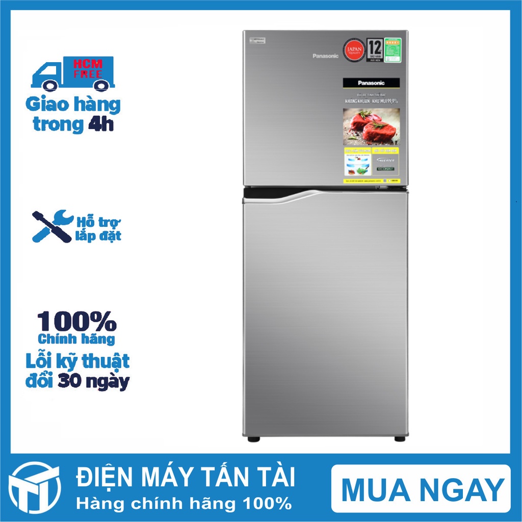 NR-BA190PPVN - Tủ lạnh Panasonic inverter 170 lít BA190PPVN - Miễn Phí Vận Chuyển