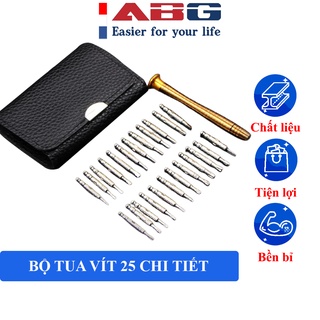 Mua Bộ Tua Vít Đa Năng ABG 25 Đầu Trong 1 Bao Da Cao Cấp Tiện Lợi Trong Sửa Chữa Tháo Lắp Điện Thoại  Laptop  Máy Tính