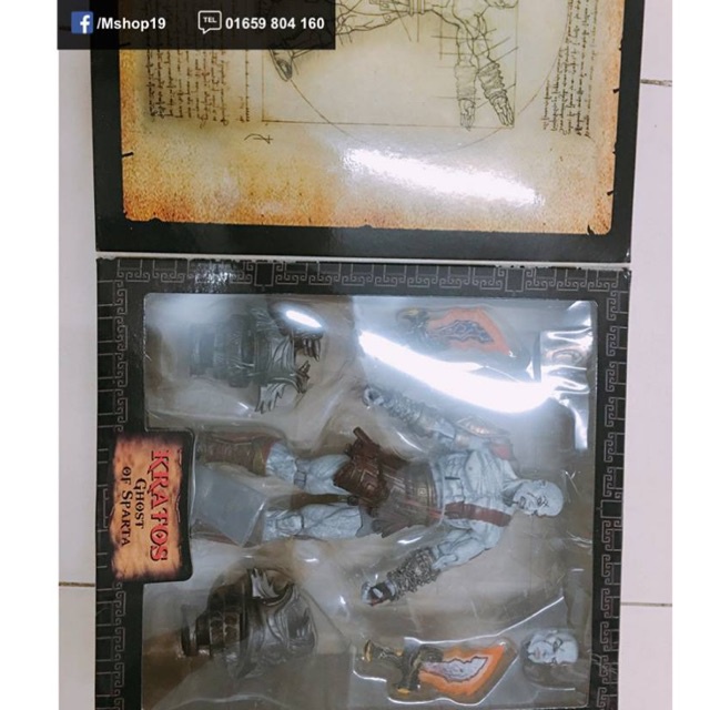 Mô hình Kratos God of War GOW hãng NECA - Avengers PS3 PS4