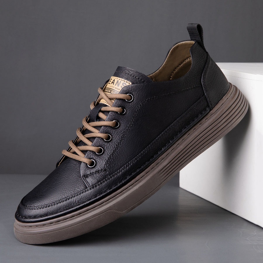 Giày Sneaker Nam, Giày Da Nam Cao Cấp Kiểu Mới Bảo Hành 12 Tháng