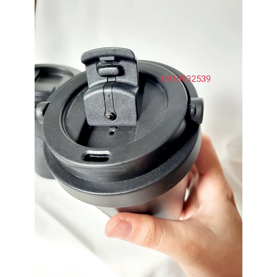 Ly giữ nhiệt nóng lạnh 380ml có nắp và tay cầm tiện lợi của Nhật - Gia Dụng Nhật - Cobala Store