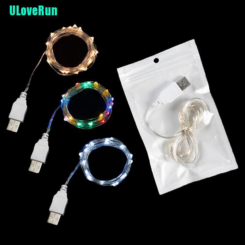 Dây Đèn Led Uloverun 2M 20Led 3M 30Led Usb