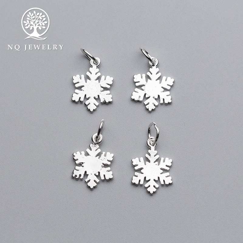 Charm bạc hình bông tuyết treo - NQ Jewelry