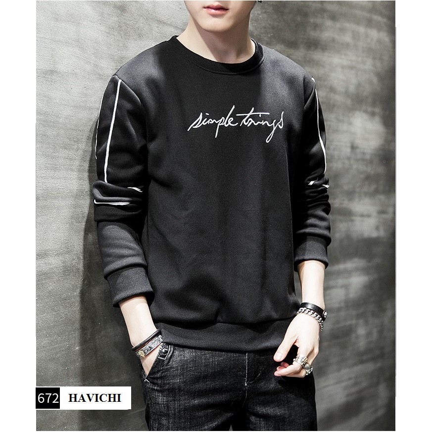 Sweater 💝 𝐅𝐑𝐄𝐄𝐒𝐇𝐈𝐏💝 sweater nam nữ áo thun nam tay dài trơn form rộng unisex nhiều màu dày dặn ấm áp nỉ bông đen trắng | BigBuy360 - bigbuy360.vn