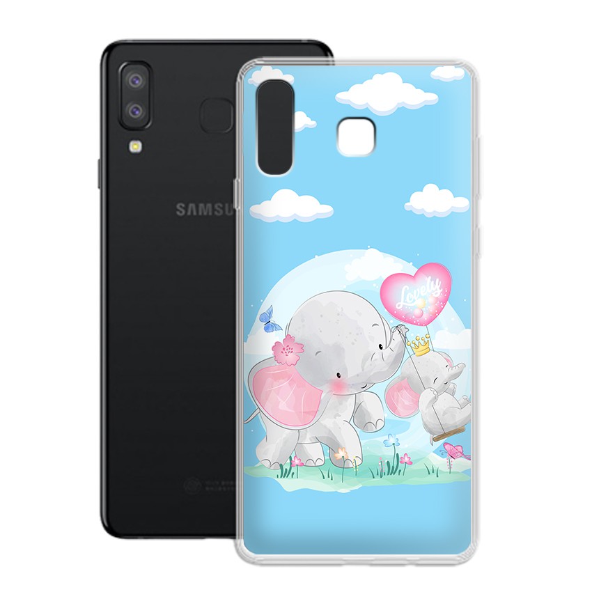 Ốp lưng Samsung Galaxy A8 star in họa tiết anime chibi dễ thương - 01033 Silicone Dẻo