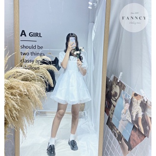 Đầm babydoll cổ vuông (có sẵn)