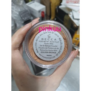 Phấn phủ cấp nước Becca hydra mist set & Refresh Powder 39$