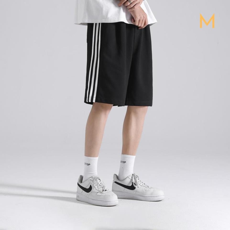 Quần Short Đùi 3 Sọc unisex N7 thể thao basic nam nữ oversize phong cách đường phố Hàn Quốc Ulzzang A6