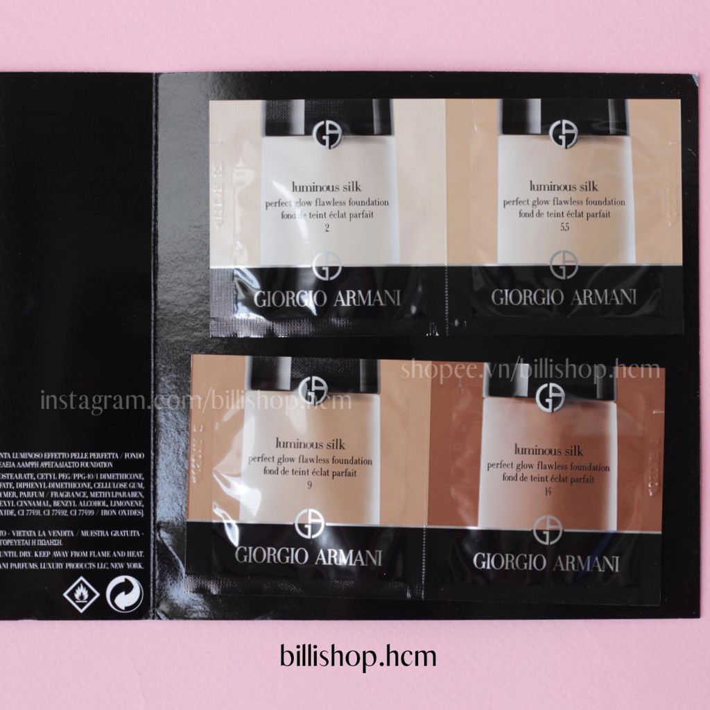 Sample make up kem nền, kem lót, concealer, phấn từ nhiều thương hiệu