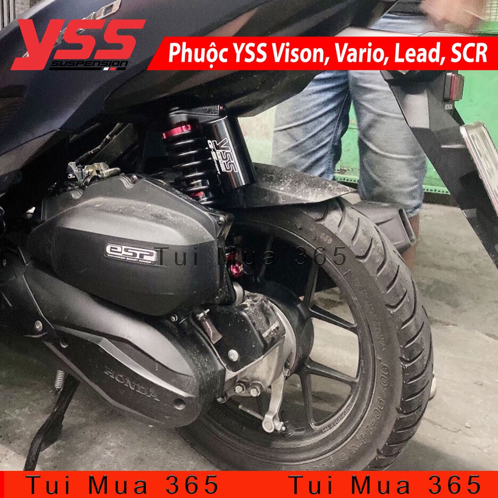 Phuộc YSS Bình Dầu Vario, Vision, Click, SCR G-Sport Laser Marking