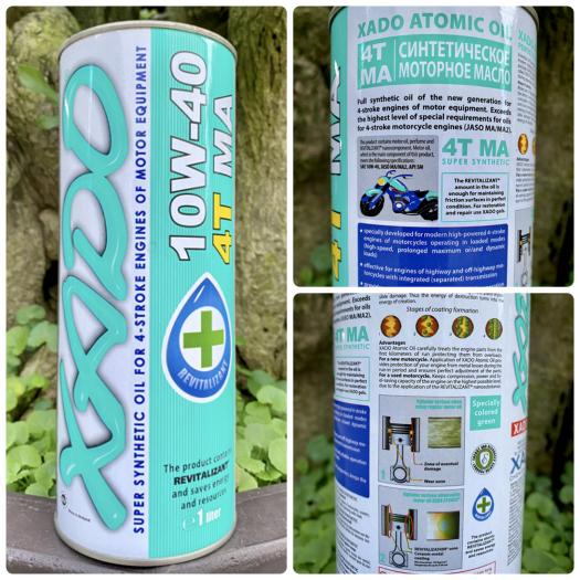 Nhớt Xado Atomic Oil 5W-40 4T Ma  Cao Cấp Dành Cho Xe Máy " tặng kèm lọc nhớt " Nhớt Tổng Hợp