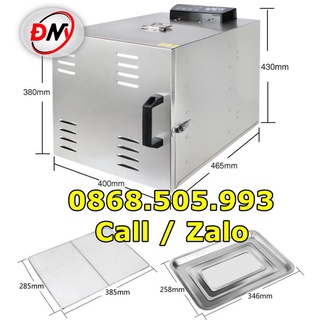 Máy làm khô thực phẩm, máy sấy thực phẩm, tủ sấy thực phẩm 10 khay